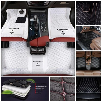 Fit For Nissan Car Floor Mat Trunk Carpet Cargo Liner Rug Pad PU Waterproof New - Image 1 of 4