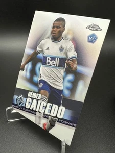 2022 Topps Chrome MLS - Deiber Caicedo #133 Refractor RC - Vancouver Whitecaps - Picture 1 of 2