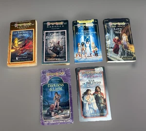 Vtg DRAGONLANCE Lot of 6 All First Editions Paperback 80's & 90"s Fantasy TSR - Picture 1 of 7