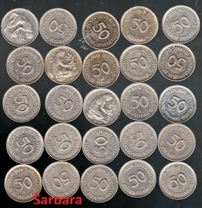 41x 50 PF con 1949-1950 1967 ecc. - da 5 aste senza spese di spedizione - Foto 1 di 1