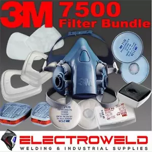 3M Spraying Asbestos Paint Gas Kit Respirator Cartridges Filters A1 P2 6035 2128 - Picture 1 of 15