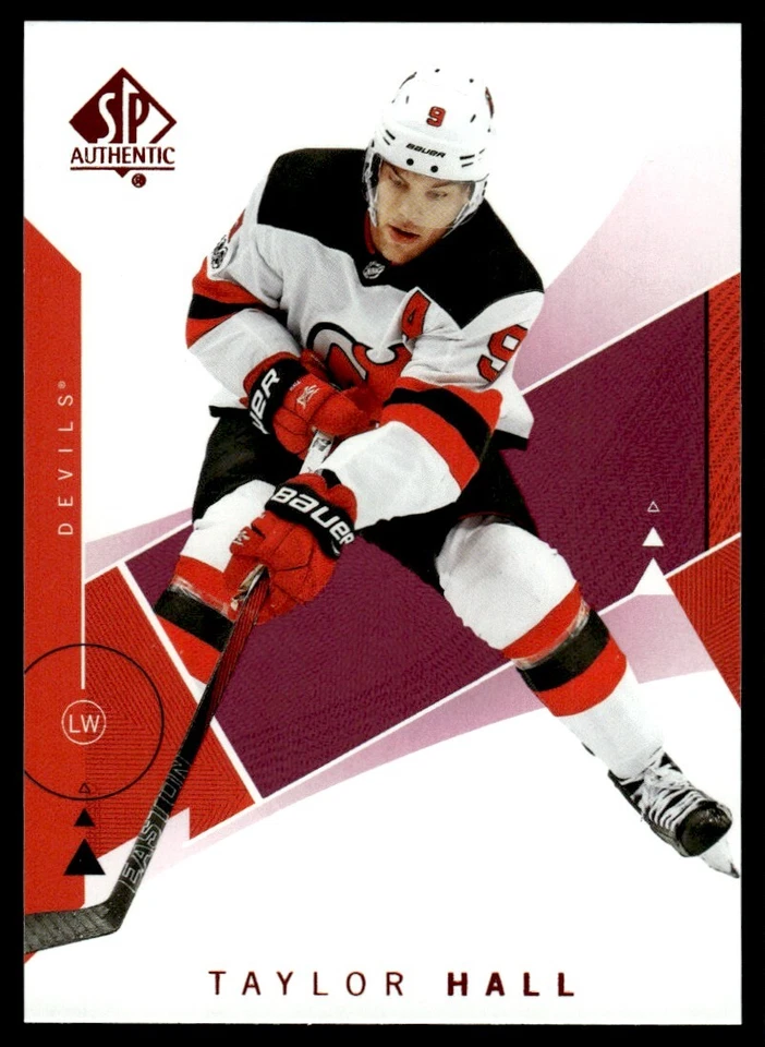 2018-19 SP Authentic Limited Red Taylor Hall New Jersey Devils #10 . - Image 1 of 2