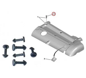 6 pcs Peugeot 206 306 307 406 Partner Citroen 1.8 2.0 16V Engine Cover Clips - Picture 1 of 1