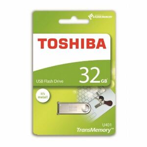 Toshiba U401 USB2.0 32GB Flash Drive TransMemory Pen Disk Stick THN-U401S0320A4