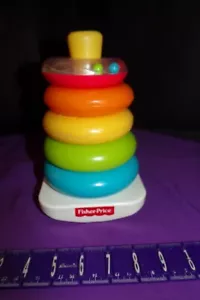 2004 Fisher-Price 71050 Rock-a-Stack® Rainbow Rings Toy Baby Toddler - Picture 1 of 4
