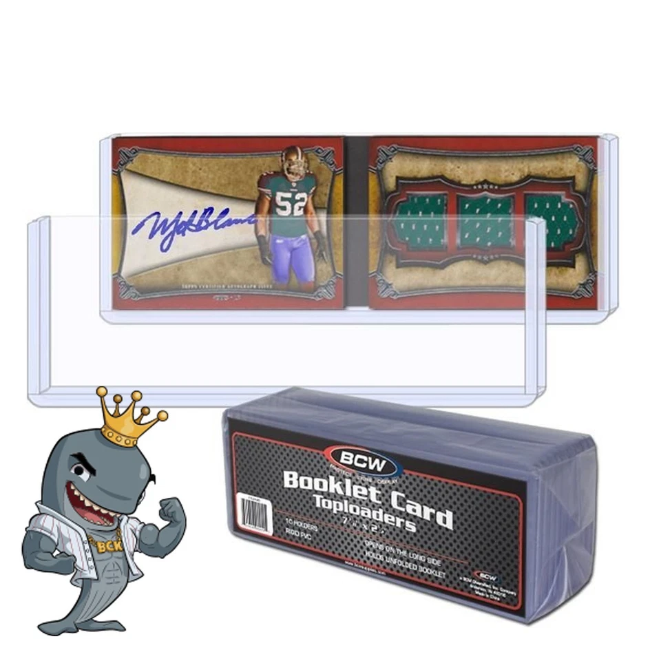 BCW Booklet Card Toploader (Horizontal) 10ct Pack FREE SHIP - Image 1 of 1