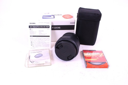 Sigma 24-70 mm F2.8 DG OS HSM Objetivo zoom para Nikon F-Mount EMBALAJE ORIGINAL-