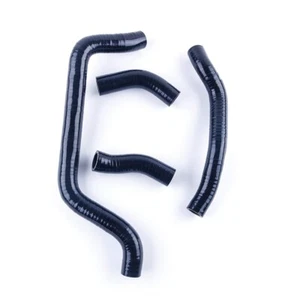 For 2004 Suzuki Intruder Volusia VL800 Silicone Radiator Coolant Hose Kit Black - Picture 1 of 3