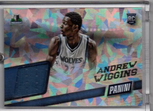 Camiseta deportiva de radiocontrol Andrew Wiggins 2015 del Día del Padre Panini hielo agrietado SP Wolves - Imagen 1 de 2