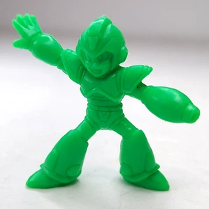 Mega Man Rockman 1.5" Megaman X C Green Rubber Keshi Mini Figure Bandai - Picture 1 of 3
