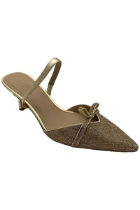 I.N.C. International Concepts Women's Gelsey Slingback Gold - Picture 1 of 3