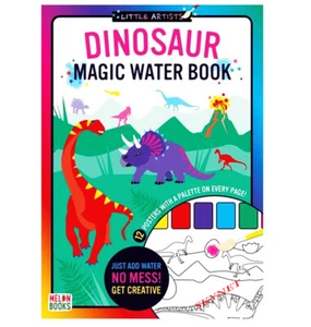 NEW DINOSAUR Magic Water Painting Colouring Book Children's  Activity No Mess  - Picture 1 of 3