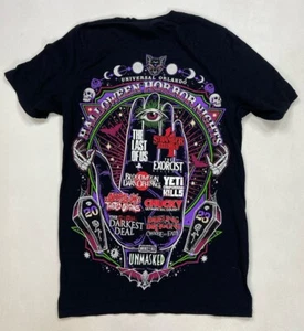 Universal Studios Halloween Horror Nights 2023 Graphic T-shirt Women XS Black - Picture 1 of 8