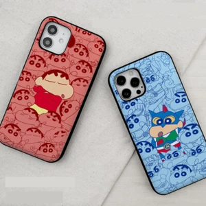 Crayon Shin chan Focus Line Magnet Card Case for Galaxy S24 S23 S22 S21 + Ultra - Picture 1 of 16