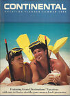 Vintage Continental Vacation Planner Magazine 1989 