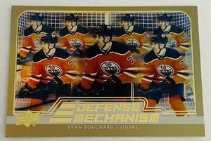 2022-23 Upper Deck Series 1 Defense Mechanism GOLD DM-3 Evan Bouchard Edmonton