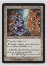 2000 Magic: The Gathering - Invasion Crimson Acolyte #11 7c7