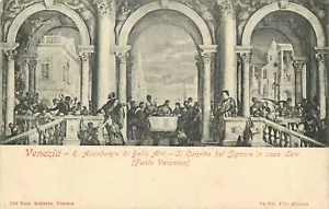 Postcard Religion Christian Feast House of Levi Paolo Veronese Undivided C 1906 - Picture 1 of 2