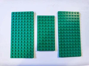 3 LEGO FLAT GREEN BASEPLATES - Imagen 1 de 1