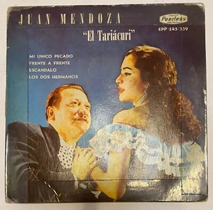 JUAN MENDOZA EL TARIACURI - MI UNICO PECADO - MEXICAN 7¨ SINGLE, PS, RANCHERO - Imagen 1 de 4
