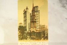 Rare St Paul's Chapel N.Y. City Postcard, Circa 1903 The Rotograph Co G-19b