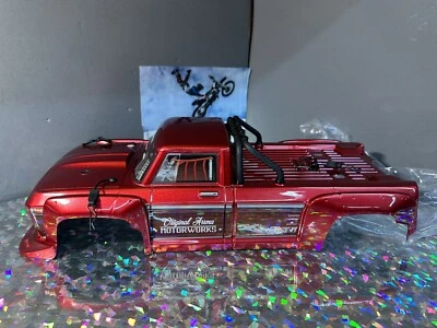 Arrma Outcast RED V2.5 4s BLX Painted Body Shell with Roll Bar Body Clips DECALS - Image 1 of 4