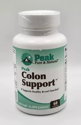 Peak Pure & Natural Peak Colon Support - 60 Cápsulas - Función Intestinal Saludable Foto 1 de 4