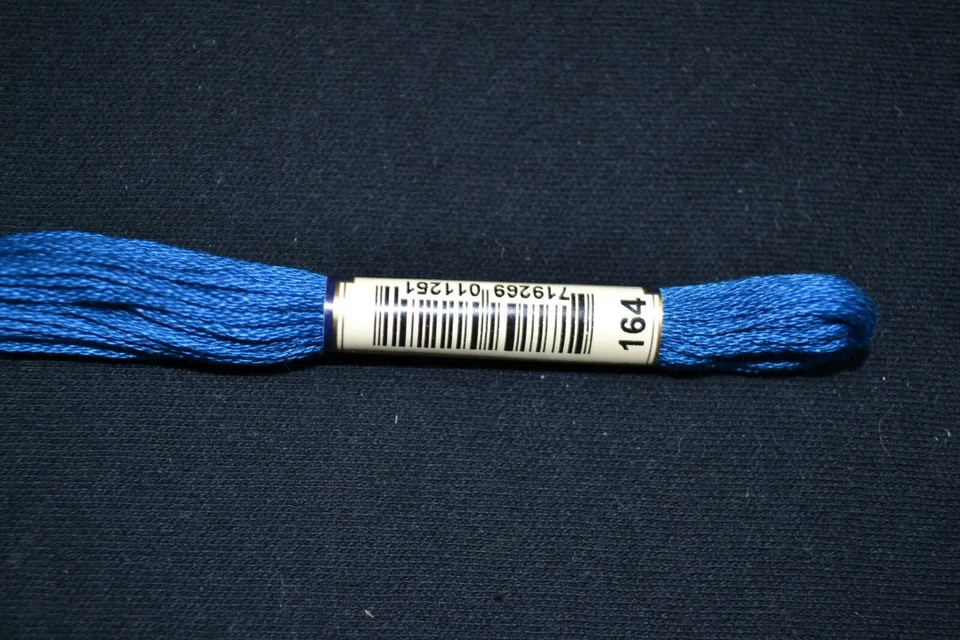 Anchor Cotton Threads for Embroidery Shade 164 Sapphire Dark - Image 1 of 1