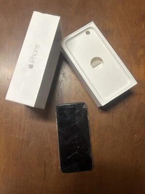 Apple iPhone 6 - 64 GB - Gris espacial A1549 con caja como está para piezas Foto 1 de 4