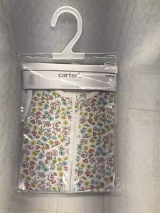 Carters Little SLEEP BAG Sack Sleepsack Girls Flowers Size Medium 6-9 Months M - Picture 1 of 7