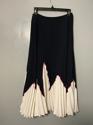 Falda roja Valentino para mujer talla 44 azul oscuro blanco rojo Foto 1 de 3