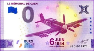LE MEMORIAL DE CAEN / BILLET 0 € / NULL EURO-SCHEIN / UECS 2024-7 - Picture 1 of 1