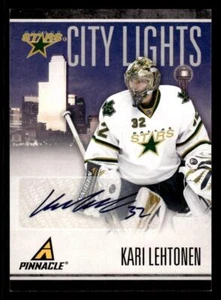 2010 PANINI PINNACLE KARI LEHTONEN 92 NRMT-MT CITY LIGHTS AUTOGRAPH 34/100 STARS - Picture 1 of 2