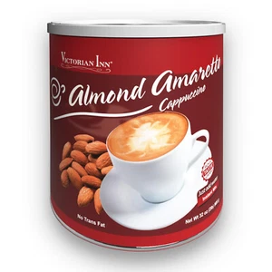 Cappuccino instantáneo, amaretto de almendras, 2 libras (paquete de 1) caducidad 02/2027 - Imagen 1 de 8