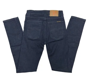 Nudie High Kai Slim Skinny Jeans Size 27 Organic Dark Denim (Actual 25x30) - Picture 1 of 18