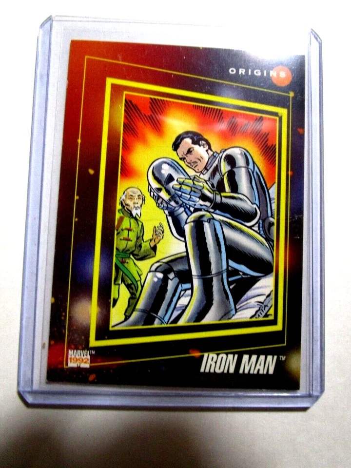 Tarjeta Marvel Impel 1992 Iron Man Origins 165 Serie 3 MCU Tony Stark Foto 1 de 1