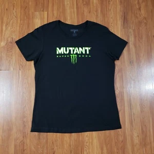 T-shirt con logo Monster Energy Mutant Super Soda donna verde adolescente nero taglia XXL - Foto 1 di 7