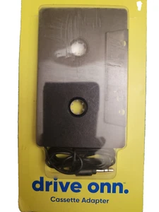 Cinta Adaptador de Cassette Drive Onn a Enchufe de Salida de 1/8" Nuevo con Adaptador Extra - Imagen 1 de 2