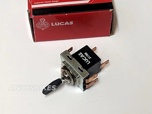 Interruptor de palanca original Lucas 57SA Classic 3 posiciones Norton BSA Triumph - LU31788 - Imagen 1 de 1