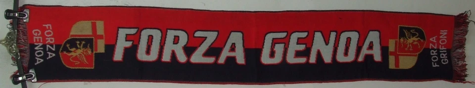 SCIARPA SCARF CALCIO BUFANDA SCHAL ULTRAS GENOA (542) - Immagine 1 di 1