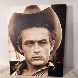 James Dean Canvas Print 2006 TM 14” X12” X 1” Mounted - Picture 1 of 5