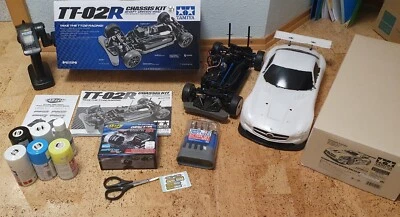 Tamiya RC TT-02R mit Dragster Prime Shooter 16T und vieles mehr - Bild 1 von 4