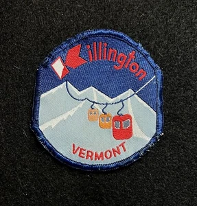 KILLINGTON Vintage Ski Patch VERMONT Skiing Resort Souvenir Travel - Picture 1 of 3