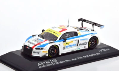 Audi R8 Lms #12 Macau Gt Cup 2017 Plentz Hcb Rutronik Minichamps 437171712 1/43 - Image 1 of 3