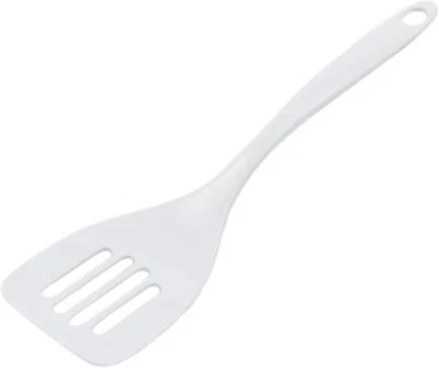 Brand New Chef Craft Basic Melamine Slotted Turner/Spatula, 11.25 inch, White - Image 1 of 3