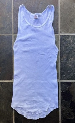VTG 70s Jockey Wife-beater Tank Top.small - Image 1 of 4