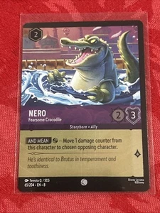 FOIL Lorcana Reign of Jafar - Nero - Fearsome Crocodile - 65/204 - FOIL - Picture 1 of 7