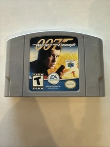 007 The World is Not Enough Gray Cart N64 Nintendo 64 Cart Only Very Good Tested - Picture 1 of 6