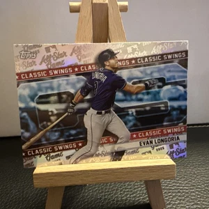 2025 Topps All Star Game Evan Longoria Classic Swings TAMPA BAY RAYS - Picture 1 of 2