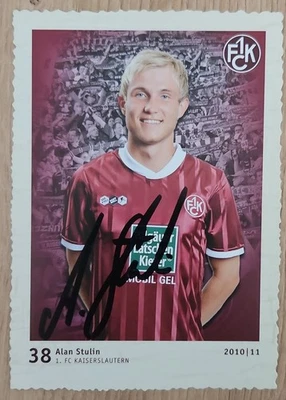 🇵🇱 Alan Stulin – 1. FC Kaiserslautern – Autogrammkarte 2010/2011 ✨ - Bild 1 von 2